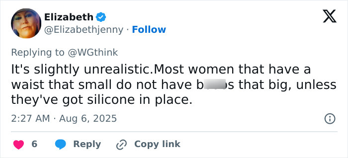 Screenshot of a tweet discussing criticism of a famous mermaid statue’s unrealistic portrayal of the female body. - 7