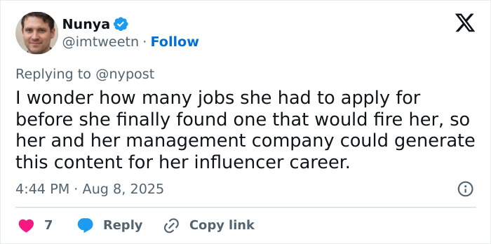 Screenshot of a social media post discussing a Gen Z worker criticized for inappropriate office dress code and public defense online.