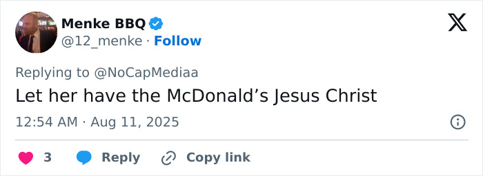 Screenshot of a tweet commenting on the two tier policy debate after a 13-year-old girl was arrested at McDonald's.