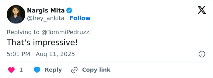 Screenshot of a social media reply praising a 27-year-old entrepreneur using AI to publish books and generate $3M revenue.