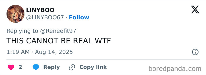 Tweet reacting to viral Miley Cyrus Gucci pic sparking social media frenzy about trend not to have eyebrows.