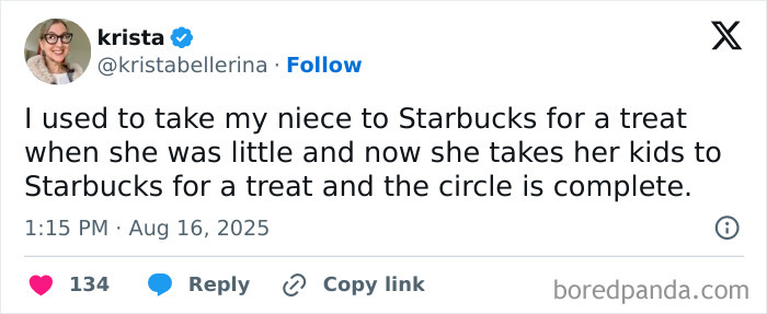 Tweet about the humor in family traditions and kids, part of funny tweets that might make you chuckle.