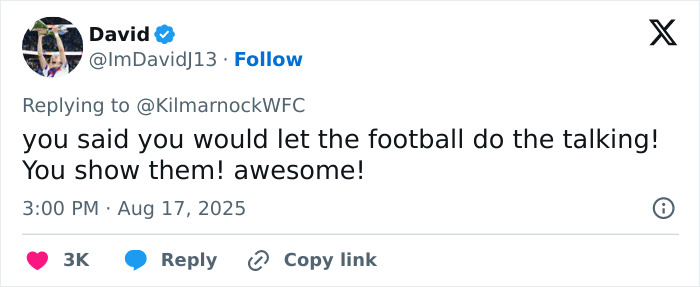 Tweet praising 16YO footballer shutting down trolls after being mocked for her looks with a fantastic response. Tweet praising 16YO footballer shutting down trolls after being mocked for her looks with a fantastic response.