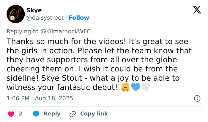 Tweet praising a 16YO footballer’s fantastic debut, showing global support and shutting down trolls with strong responses. Tweet praising a 16YO footballer’s fantastic debut, showing global support and shutting down trolls with strong responses.
