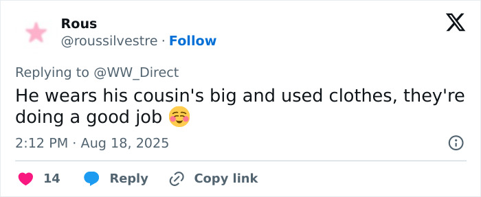 Screenshot of a tweet commenting on Harry Potter actors wearing oversized clothes on set, sparking mixed reactions. Screenshot of a tweet commenting on Harry Potter actors wearing oversized clothes on set, sparking mixed reactions.