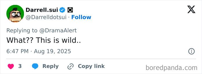 Screenshot of a Twitter reply reacting to news about a famous streamer passing away live on air after days of cruelty. Screenshot of a Twitter reply reacting to news about a famous streamer passing away live on air after days of cruelty.