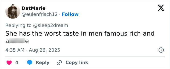 Screenshot of a social media reply criticizing Tom Cruise after a candid photo with Ana de Armas went viral. Screenshot of a social media reply criticizing Tom Cruise after a candid photo with Ana de Armas went viral.