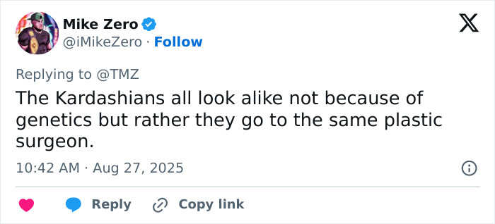 Screenshot of a tweet discussing Kris Jenner’s viral facelift and comparisons to Michael Jackson’s appearance. Screenshot of a tweet discussing Kris Jenner’s viral facelift and comparisons to Michael Jackson’s appearance.