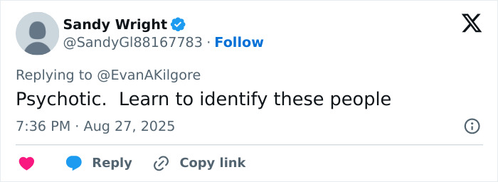 Screenshot of a social media post referencing psychotic behavior linked to the Minneapolis Catholic school suspect. Screenshot of a social media post referencing psychotic behavior linked to the Minneapolis Catholic school suspect.