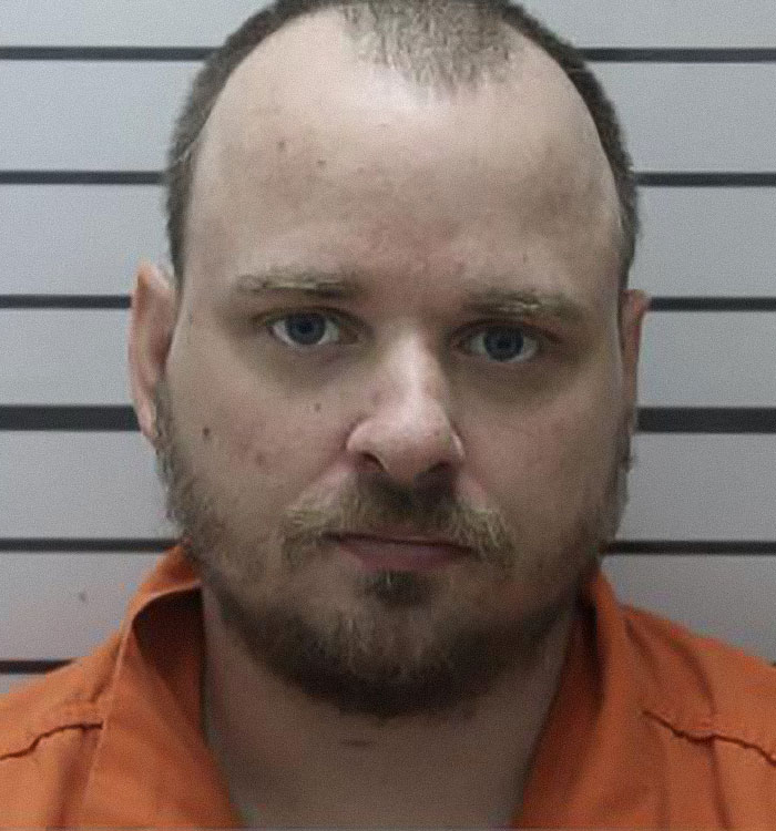 Mugshot of man facing felony charges related to 11-year-old giving birth at home without medical assistance.