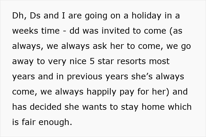 Text excerpt about a stepdad raising a girl since age 4, highlighting emotional ties and conflict at age 22.