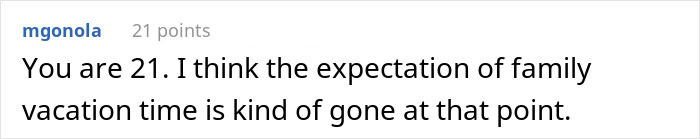 "I Cried So Much I Had Cramps": Woman Freaks Over Family Vacation, People Tell Her To Grow Up
