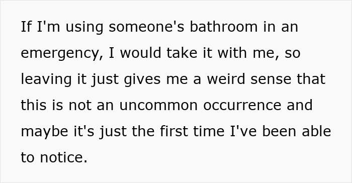 Alt text: Nonbinary person standing firm about private bathroom use amid roommate conflicts over boyfriends accessing it. Alt text: Nonbinary person standing firm about private bathroom use amid roommate conflicts over boyfriends accessing it.