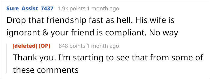 Online conversation showing a woman&rsquo;s comment about forgetting a deaf man was present due to his quietness before he finally speaks up.