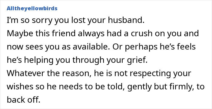 Comment about a friend not respecting wishes and the need to stop messaging to protect the friendship.