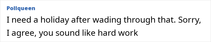 Comment on a forum expressing the need for a holiday after a stressful experience, highlighting tensions with friend and husband.