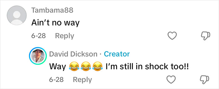Screenshot of a social media comment thread reacting to a man’s Mexico facelift big reveal with surprise and disbelief. Screenshot of a social media comment thread reacting to a man’s Mexico facelift big reveal with surprise and disbelief.