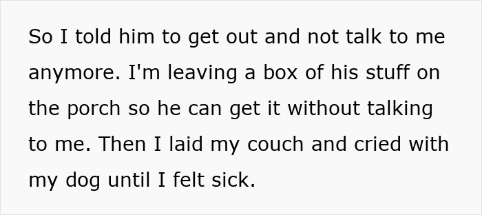 Text describing a guy pretending to be single at a party and making dumb excuses when his girlfriend confronts him.