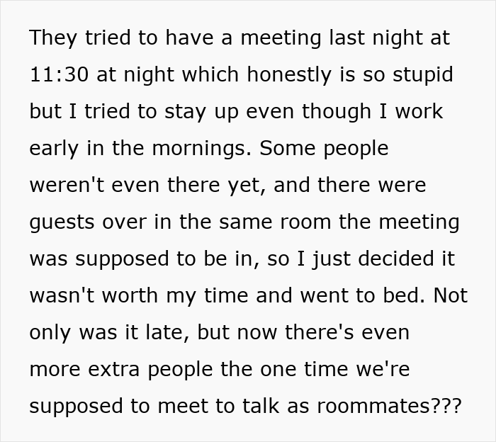 Nonbinary person standing firm about roommates’ boyfriends not using private bathroom inside their room. Nonbinary person standing firm about roommates’ boyfriends not using private bathroom inside their room.