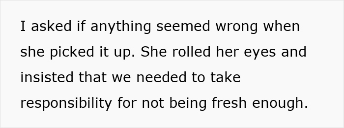 Customer upset with bakery over refund dispute for a half-eaten cake, threatening social media roasting.