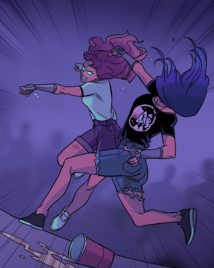 Teen Titans young heroes celebrating with a birthday cake, showcasing Gabriel Picolo’s relatable visual storytelling style.