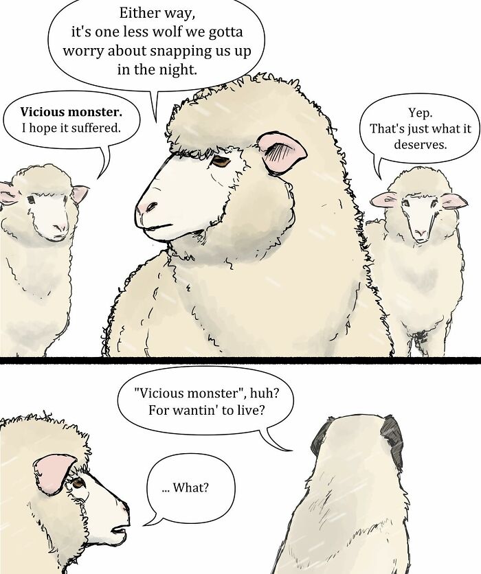 Illustrated comic of a cat and dog in a snowy scene, showcasing Pet Foolery humor and relatable pet moments.