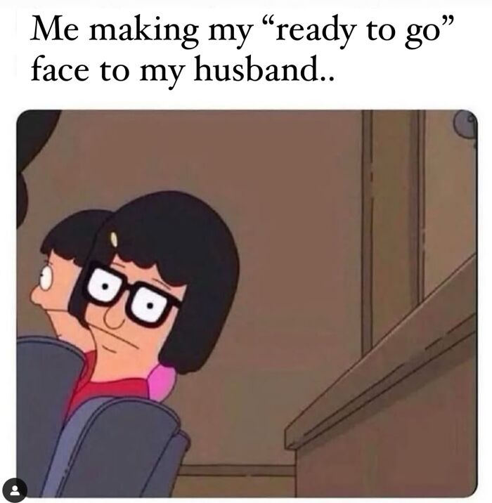 Animated character Tina from Bob's Burgers making a serious face, capturing relatable cool mom parenting humor.