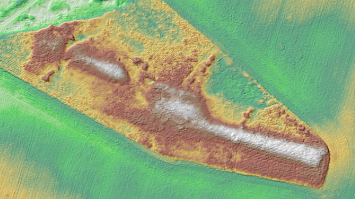 3D terrain map showing pyramids in Poland, revealed by scientists as older than Egypt pyramids in archaeological study. 3D terrain map showing pyramids in Poland, revealed by scientists as older than Egypt pyramids in archaeological study.