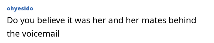 Text post on a white background discussing a flaky woman who misses her friend&rsquo;s wedding and sends a malicious voicemail.