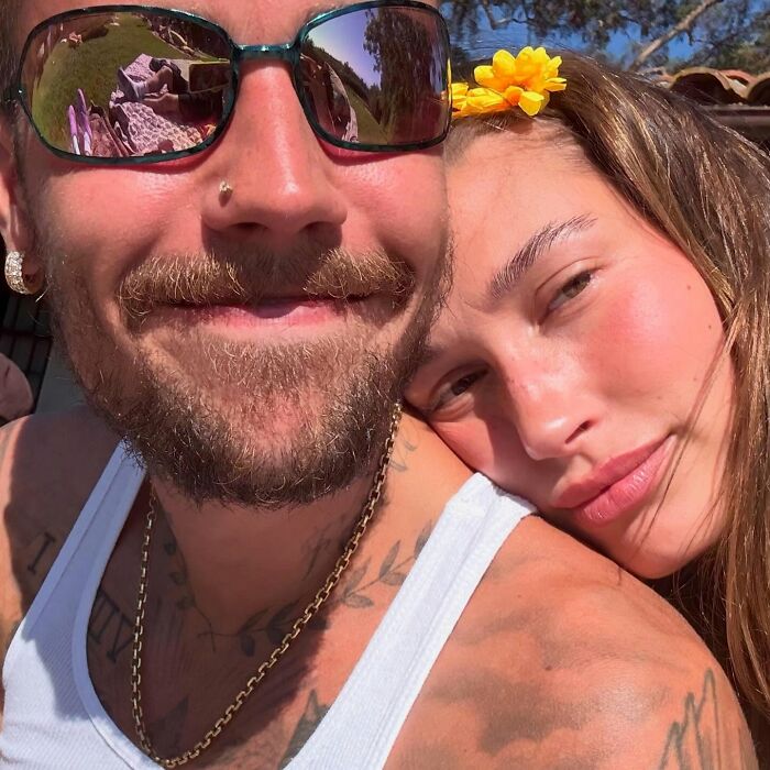 Justin and Hailey Bieber close-up selfie outdoors, highlighting the hidden factor behind their troubled marriage. Justin and Hailey Bieber close-up selfie outdoors, highlighting the hidden factor behind their troubled marriage.