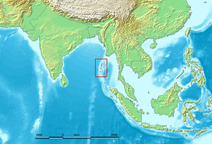 Map highlighting the location of an indigenous tribe in Southeast Asia involved in an influencer TikTok stunt controversy.