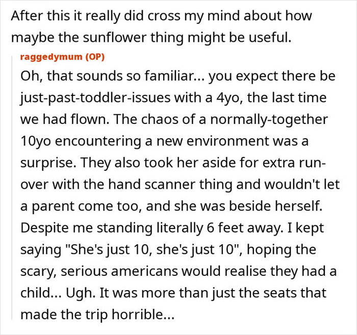 Mom vents online about 6-leg flight chaos and a kid traumatizing the experience during a stressful family travel situation.