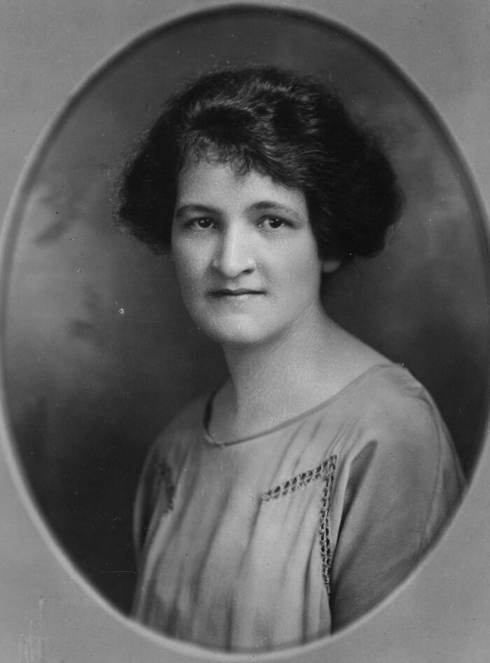 Black and white portrait of a woman scientist from the Smithsonian collection showcasing remarkable women scientists.