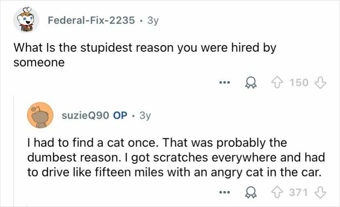 Reddit conversation where private investigators share unusual reasons they were hired, highlighting their mysterious profession.