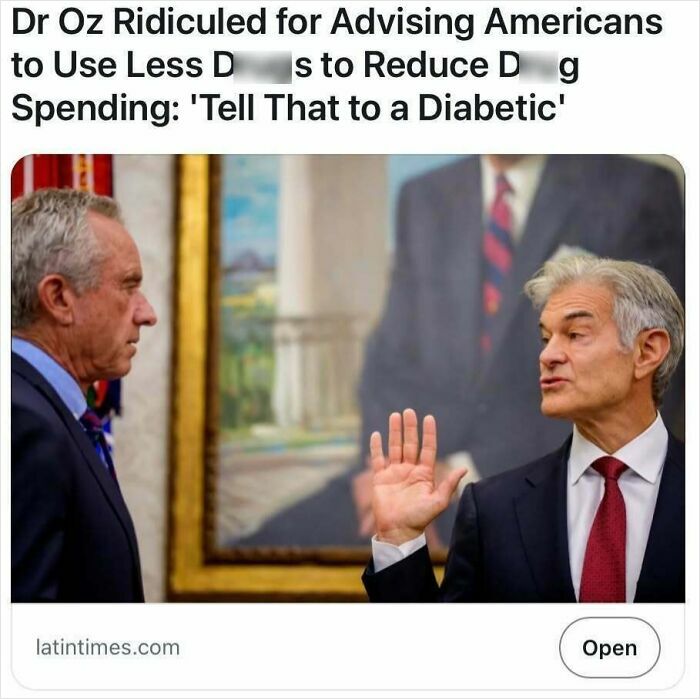 Two men in suits arguing in an office with framed artwork, illustrating headlines that could pass for satire but are true.