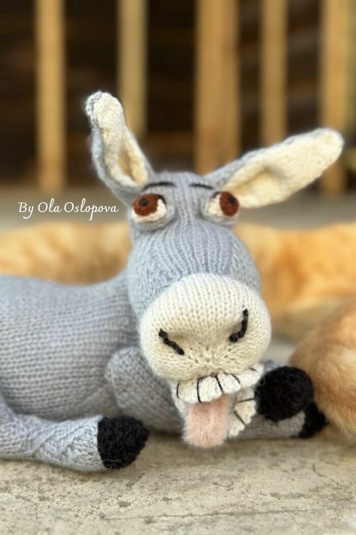 Shrek Forever After: I Knitted Donkey And Shrek Shrek Forever After: I Knitted Donkey And Shrek