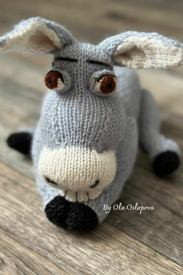 Shrek Forever After: I Knitted Donkey And Shrek Shrek Forever After: I Knitted Donkey And Shrek