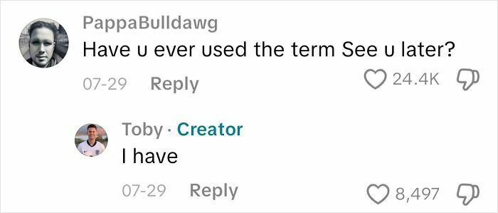 Screenshot of a conversation about experiences related to blindness and understanding what it's like to not see.