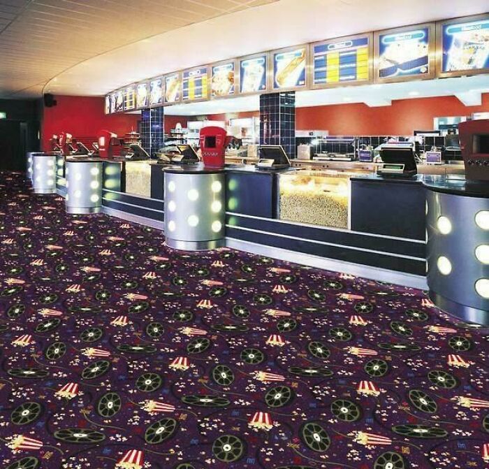 90s nostalgic meme showing retro movie theater concession stand