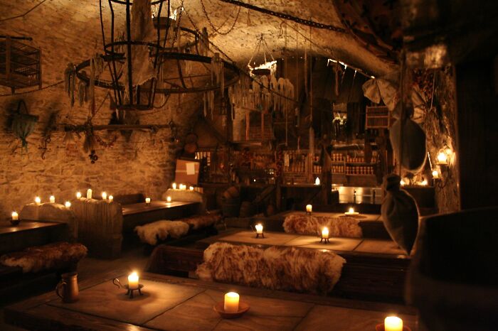 Cozy bars and restaurants with creative rustic decor and candlelit ambiance in a unique setting worldwide.