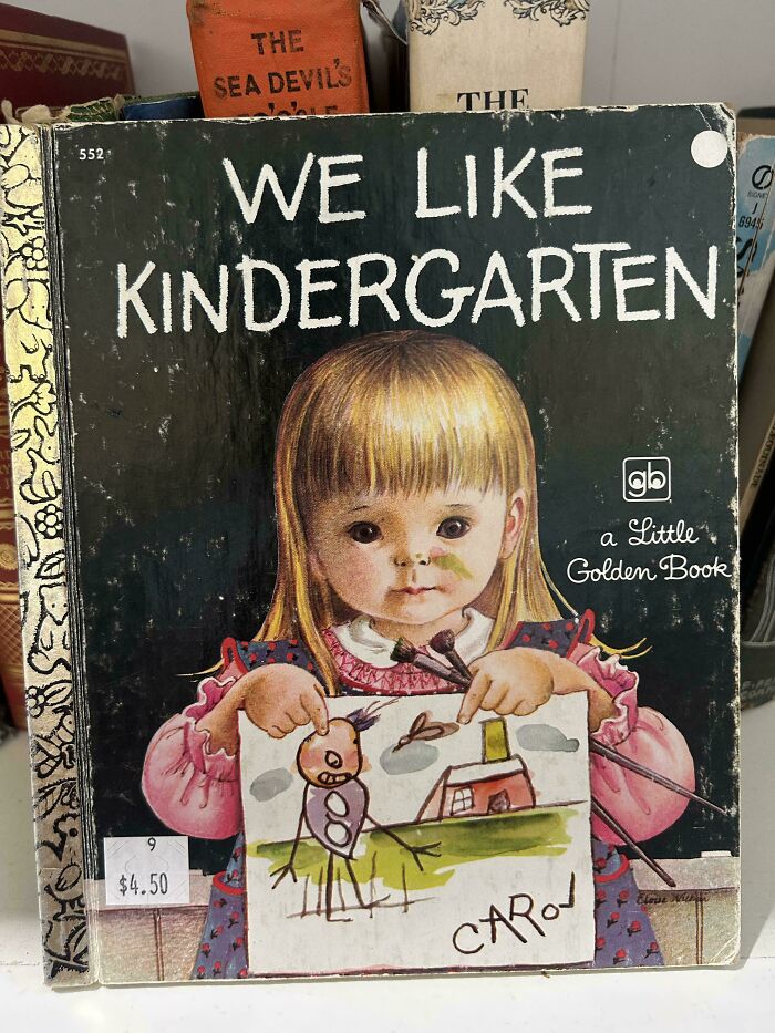 Vintage children's book cover with an eerie illustration, featured among funny and awful book covers collection.