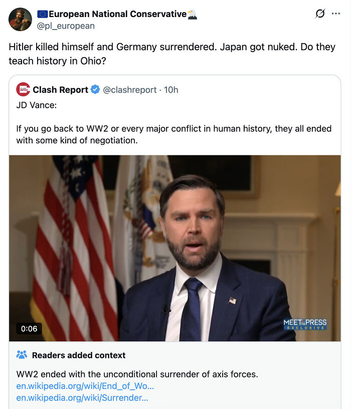 Man in suit speaking on a political talk show, suggesting there was an attempt but the universe had different plans.