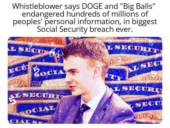 Man in a suit discussing social security breach with personal information risk, illustrating attempt but universe plans diverge.