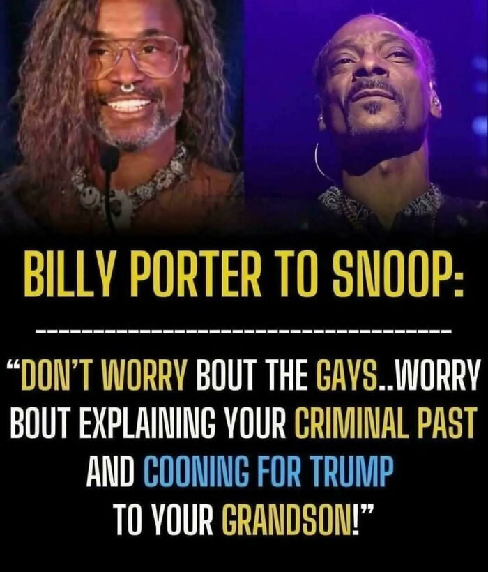 Two men pictured above a quote addressing controversial statements, reflecting chaotic good actions in their own way.