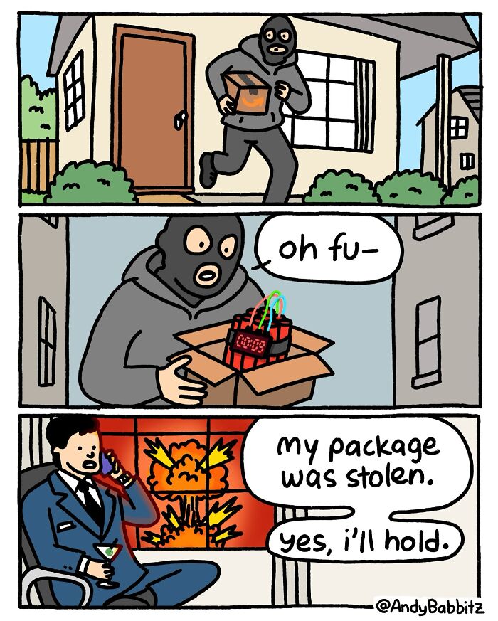 Everyday Absurdities: Andy Babbitz’s Comics That Turn The Mundane Into Pure Comedy