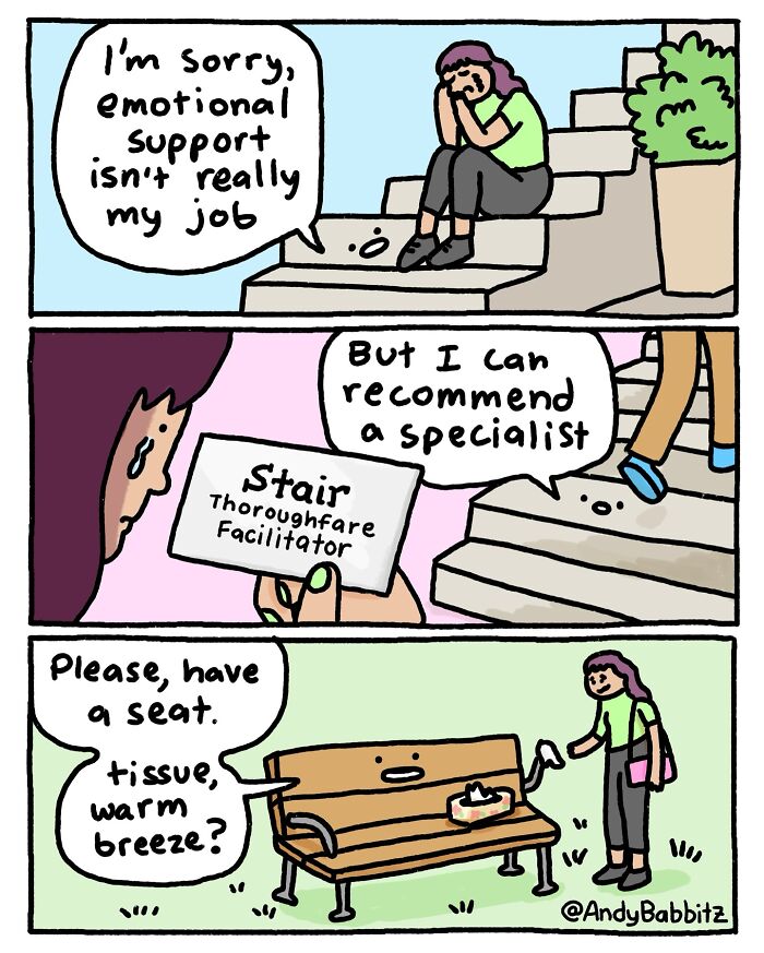 Everyday Absurdities: Andy Babbitz’s Comics That Turn The Mundane Into Pure Comedy