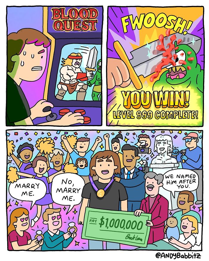 Everyday Absurdities: Andy Babbitz’s Comics That Turn The Mundane Into Pure Comedy