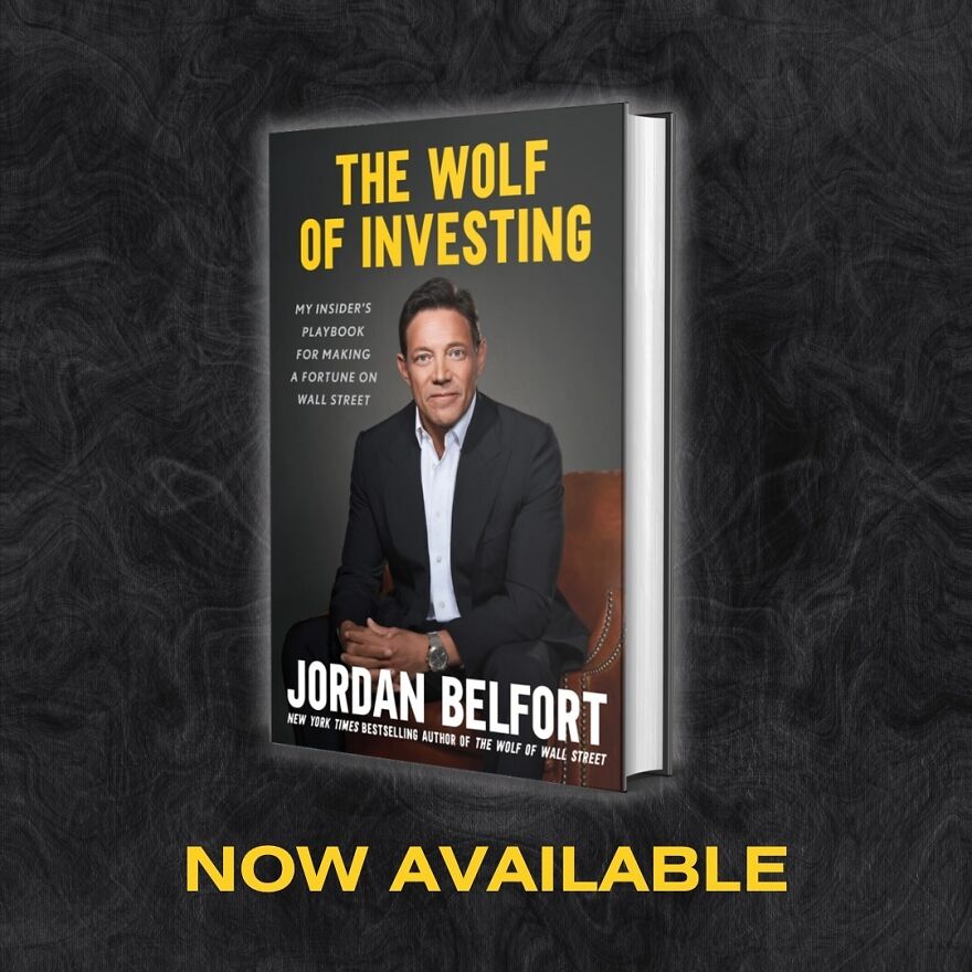 Book cover of The Wolf of Investing by Jordan Belfort, highlighting his financial reality and investing insights in 2025.