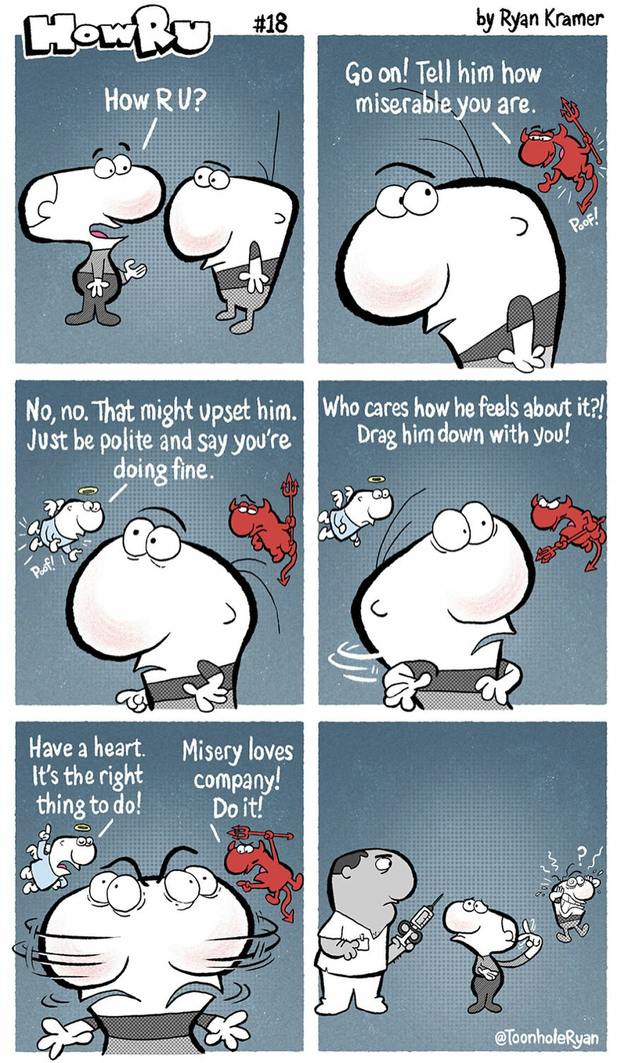 Twist-Tastic Laughs: Ryan Kramer’s Comics That Flip The Mundane On Its Head