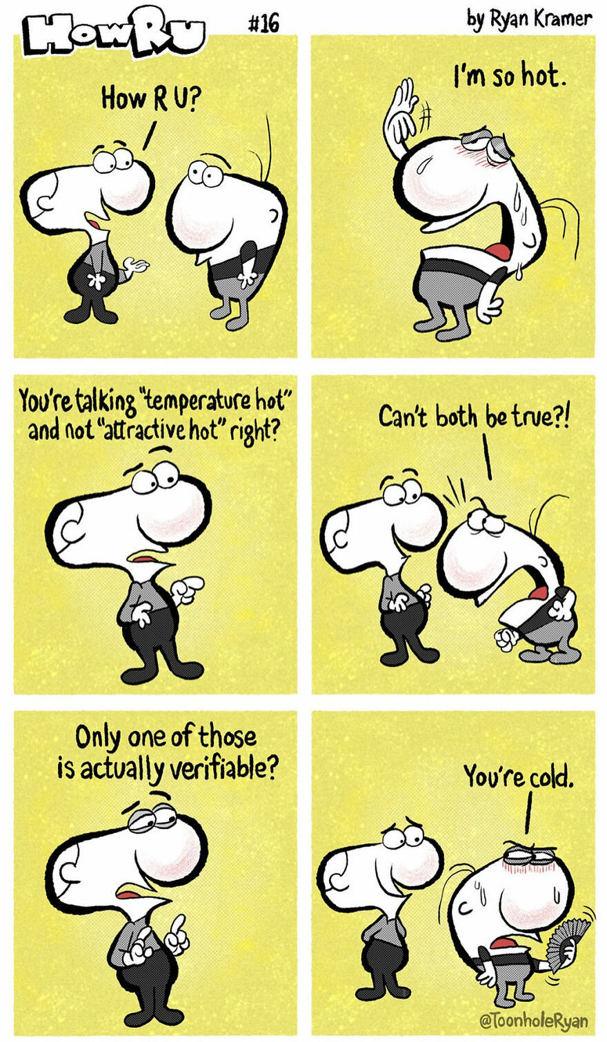 Twist-Tastic Laughs: Ryan Kramer’s Comics That Flip The Mundane On Its Head